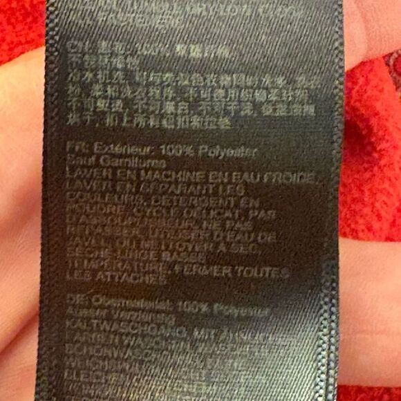 Marmot Fleece Jacket Team Red Lightweight Half Zip Base Layer. Size Medium - Picture 7 of 9